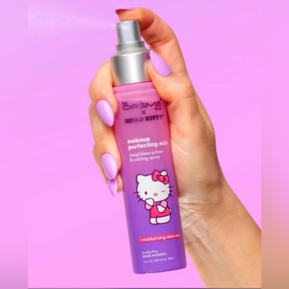 The Crème Shop X Hello Kitty Makeup Perfecting Mist Setting Spray LimitedEdition